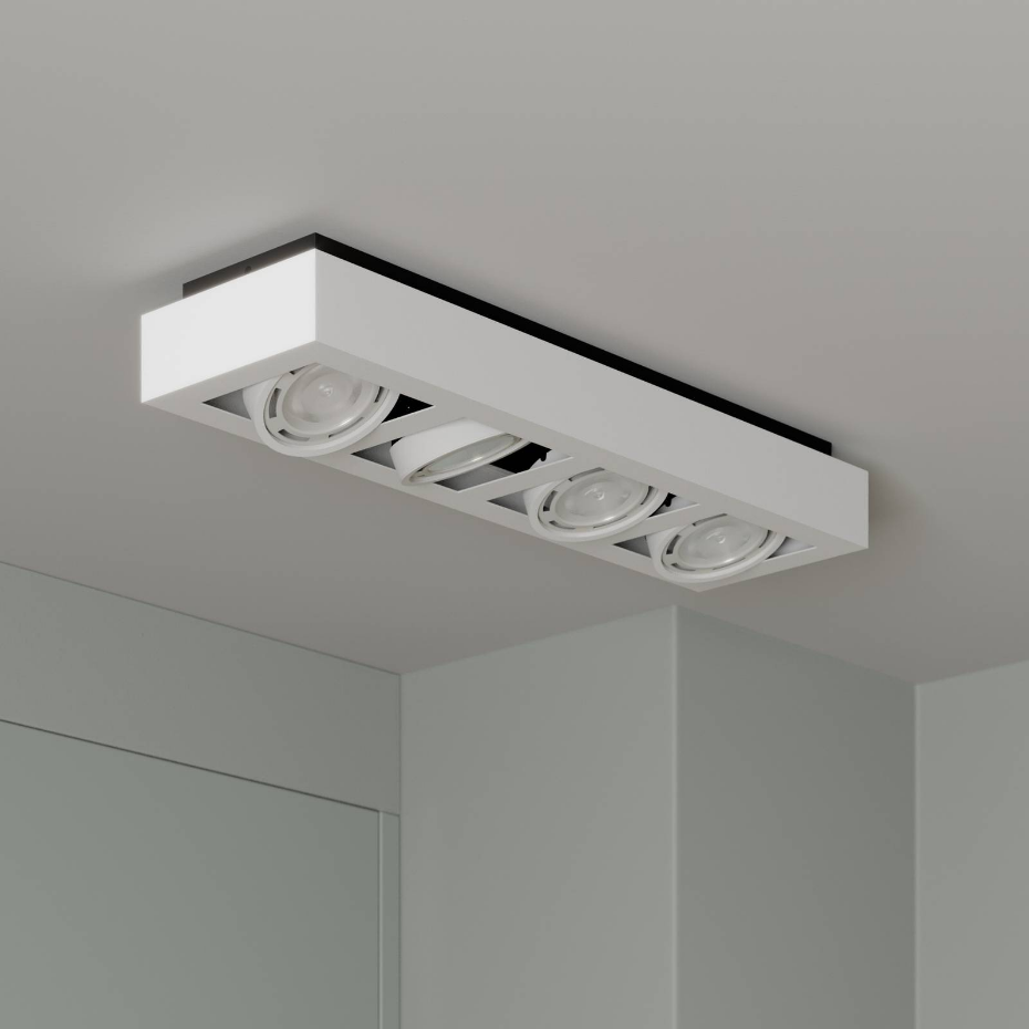 Plafonnier en aluminium moderne, Ronka