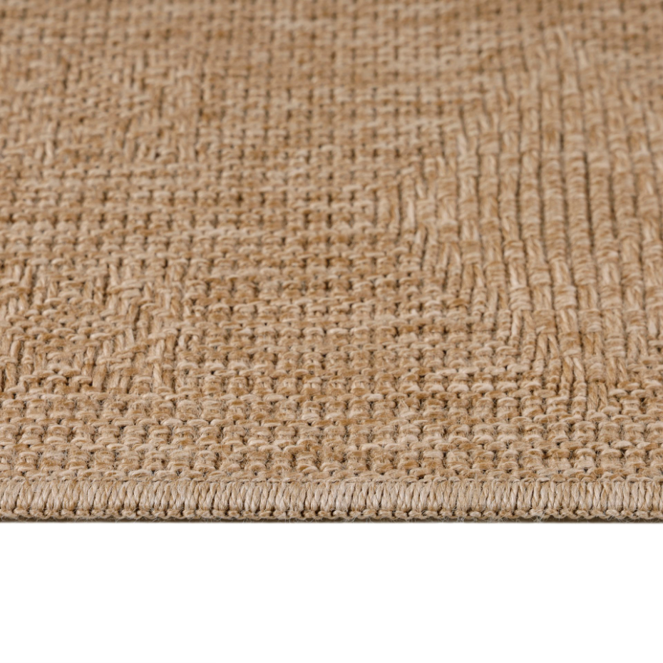 Tapis intérieur extérieur aspect jute uni DHAKA