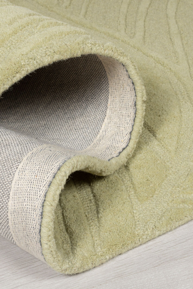 Tapis en laine FEUILLAGE