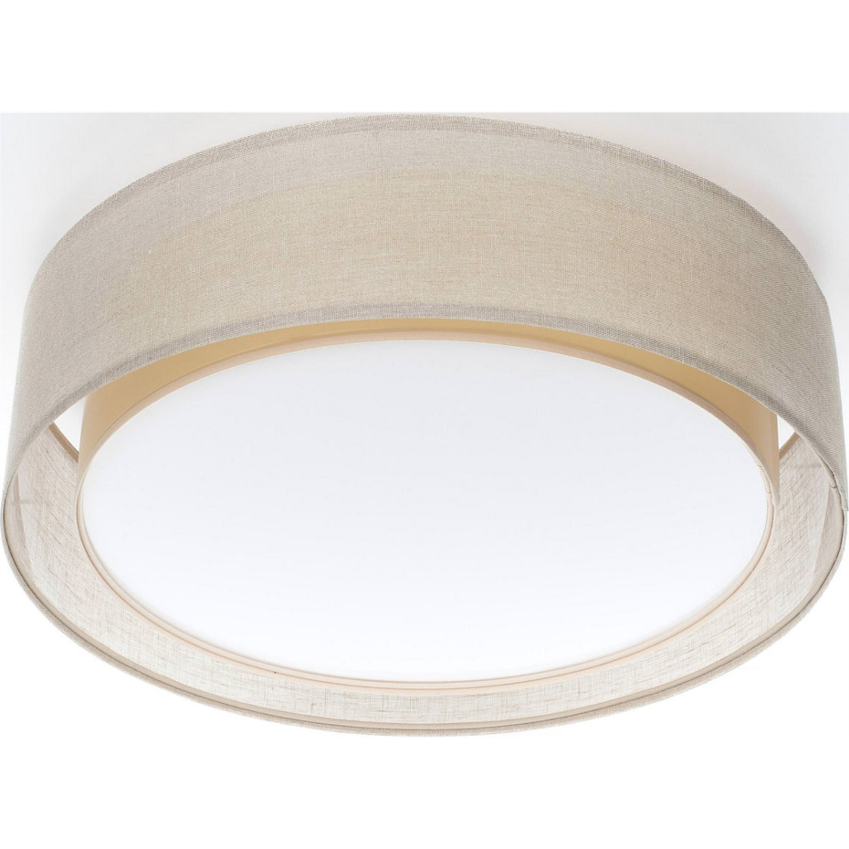 Plafonnier rond en tissu Puro