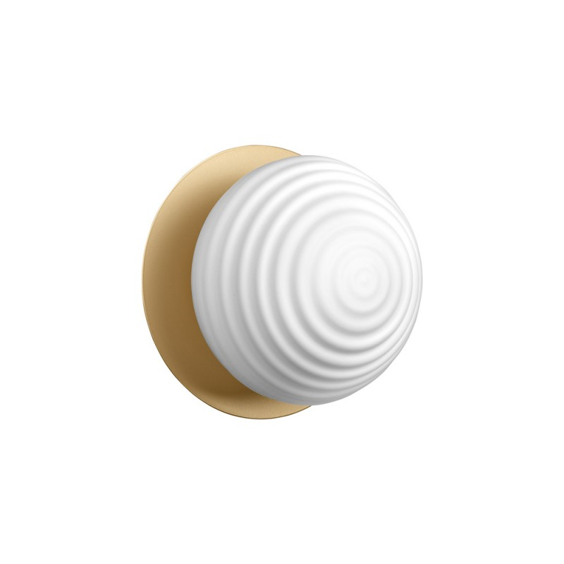 Applique Globe Relief Ciao Laiton Mat