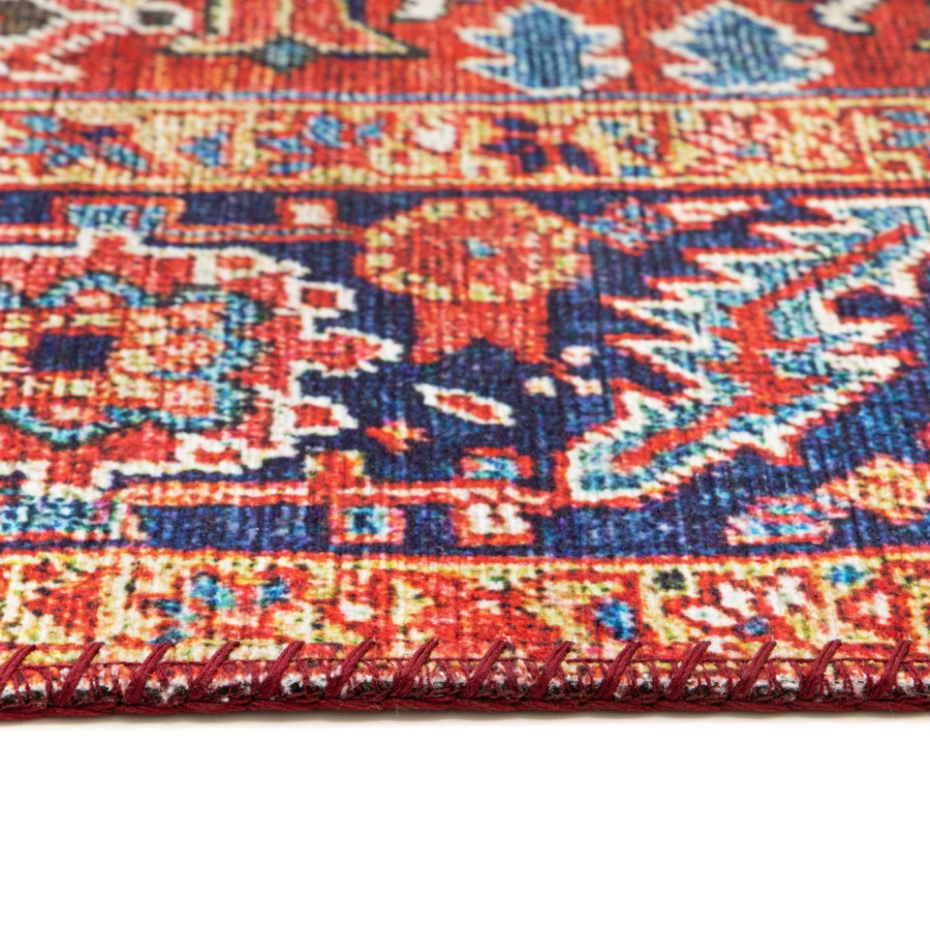 Tapis effet velours tissé plat ANTIKA