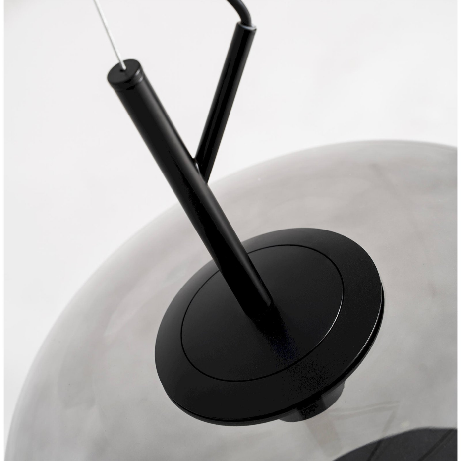 Lustre en cristal design contemporain translucide