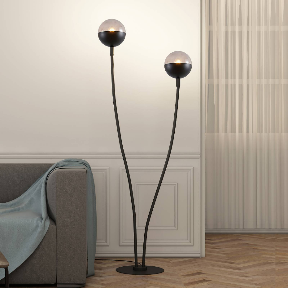 Lampadaire en verre design, Dustian