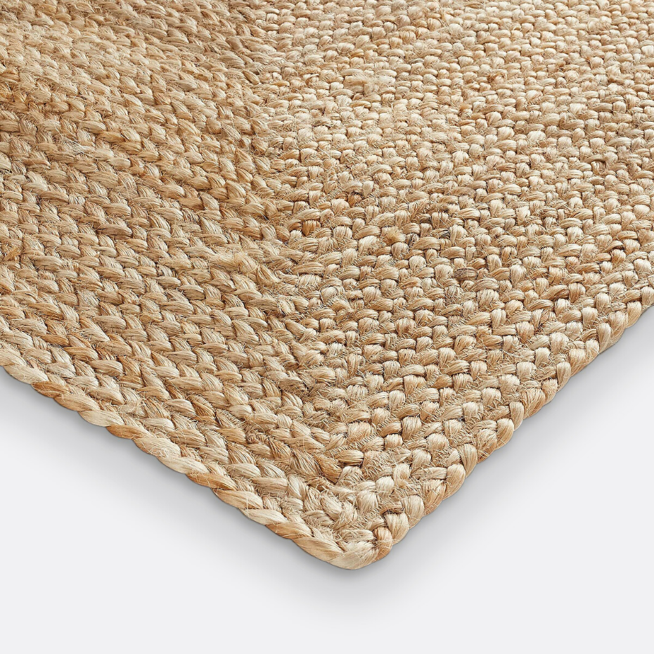 Tapis jute rectangulaire XXL, Aftas