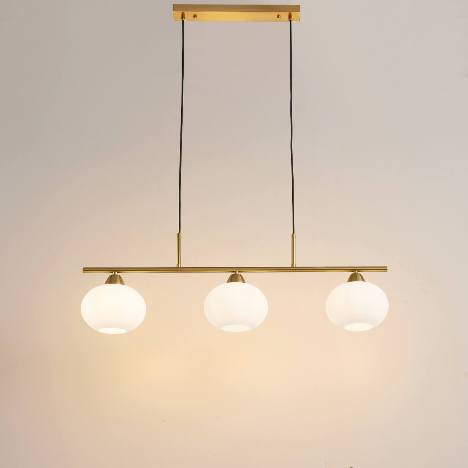 Suspension avec abat-jours en verre - ALCYONE