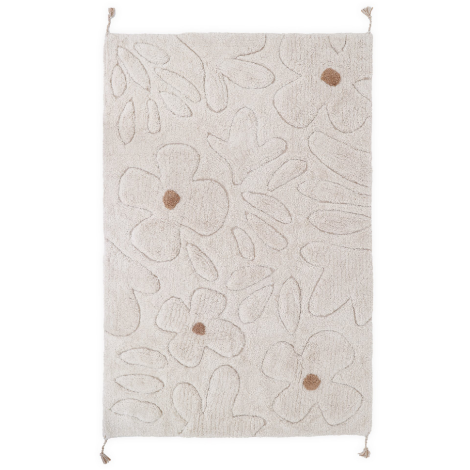 Tapis enfant lavable GENTLE FLORA