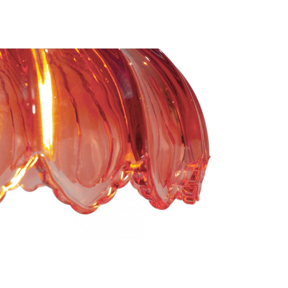 Suspension fleur en verre Ø26 cm, Pétale