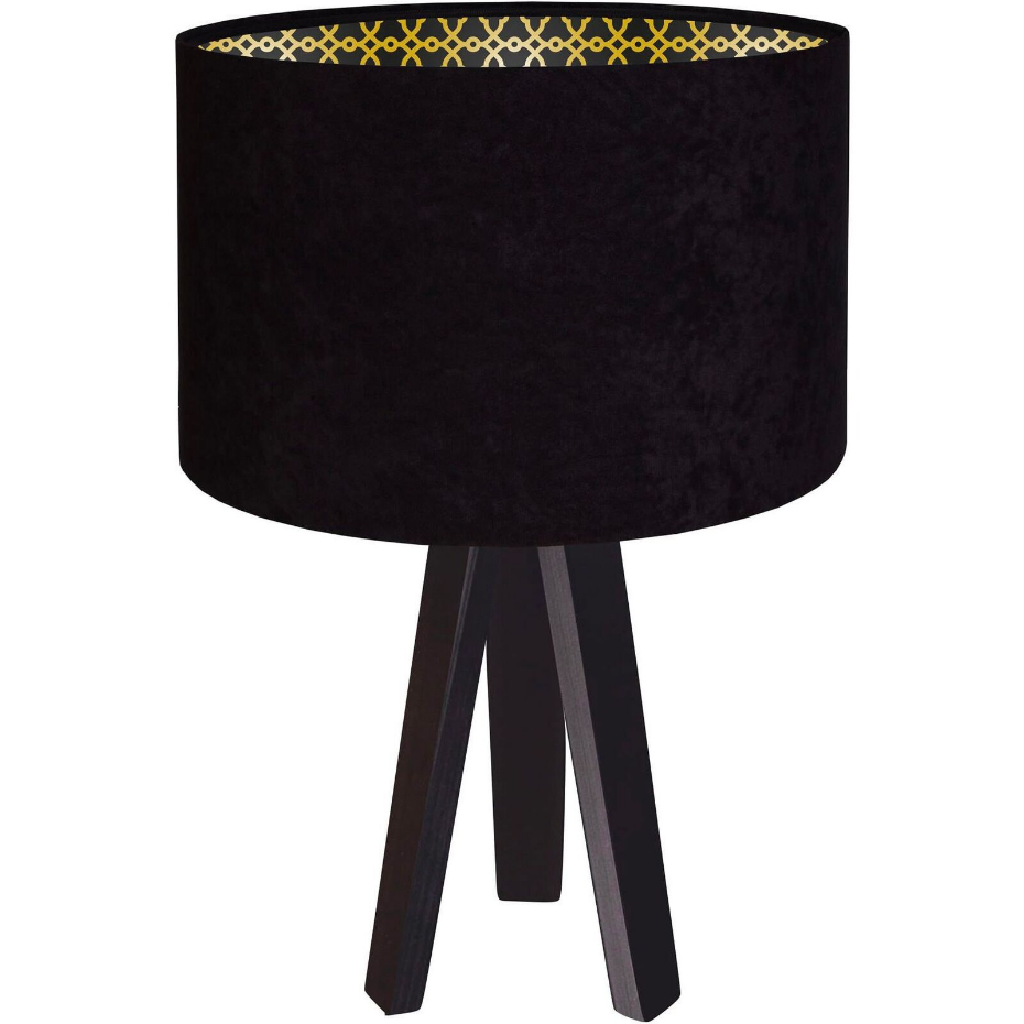 Lampe de chevet en bois et PVC intérieur décoratif Glamour