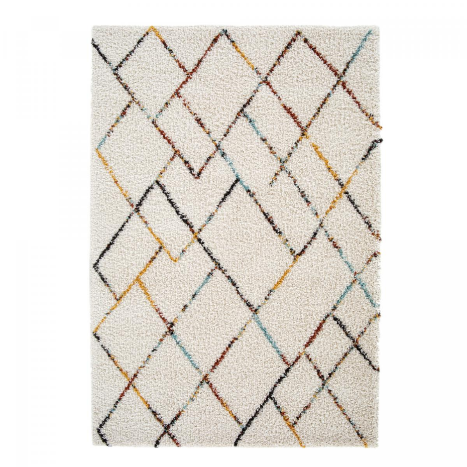 Tapis shaggy tissé motif berbère CHROMA 2