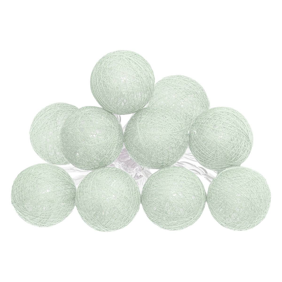 Guirlande led à pile "Tara" 10 boules lumineuses L165cm