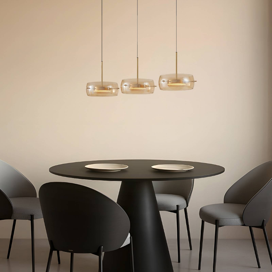 Suspension en verre moderneLED, Martis