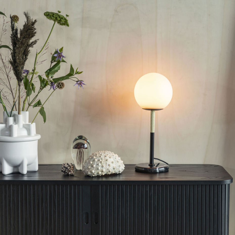 Lampe à poser en marbre et métal  - ORION