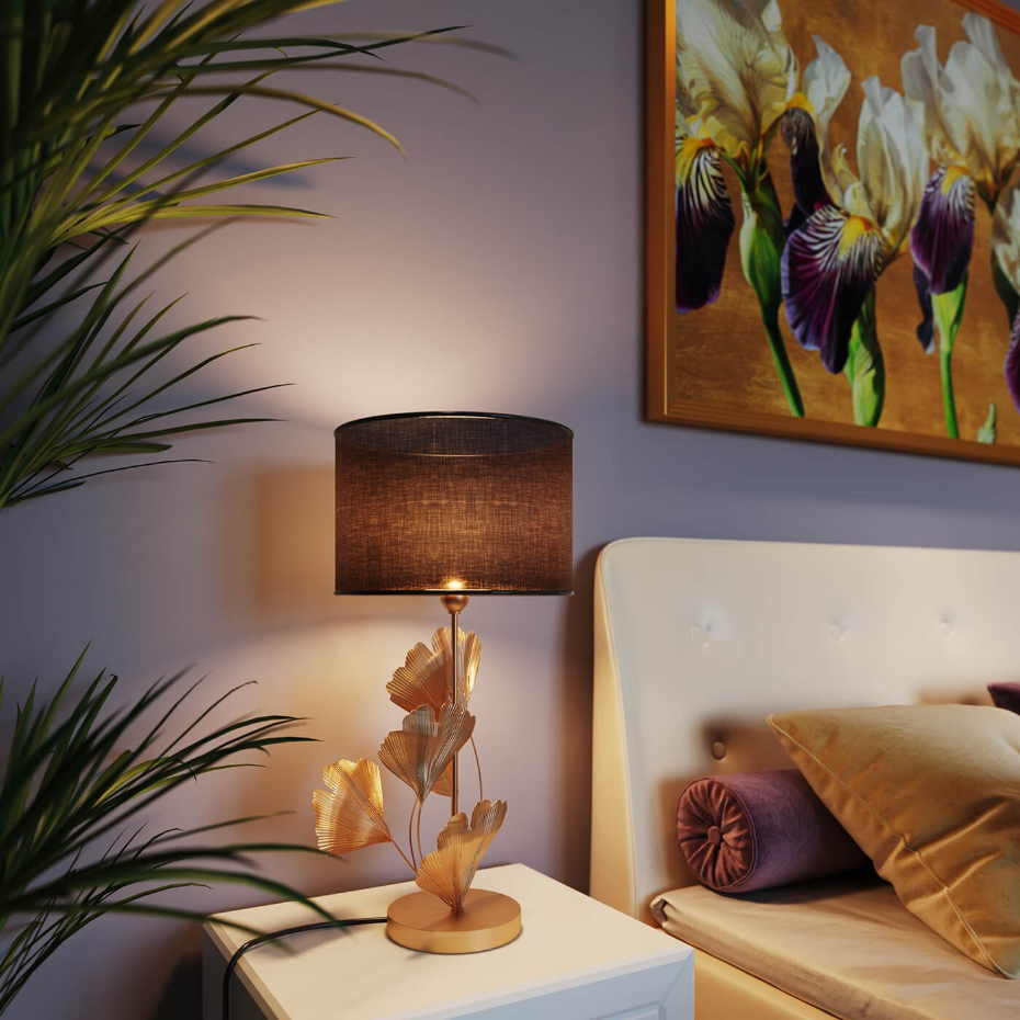 Lampe feuilles de ginkgo