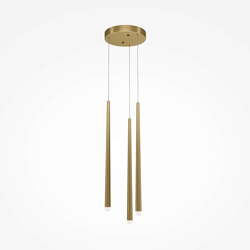 Suspension design 3 tiges à LED AURORA