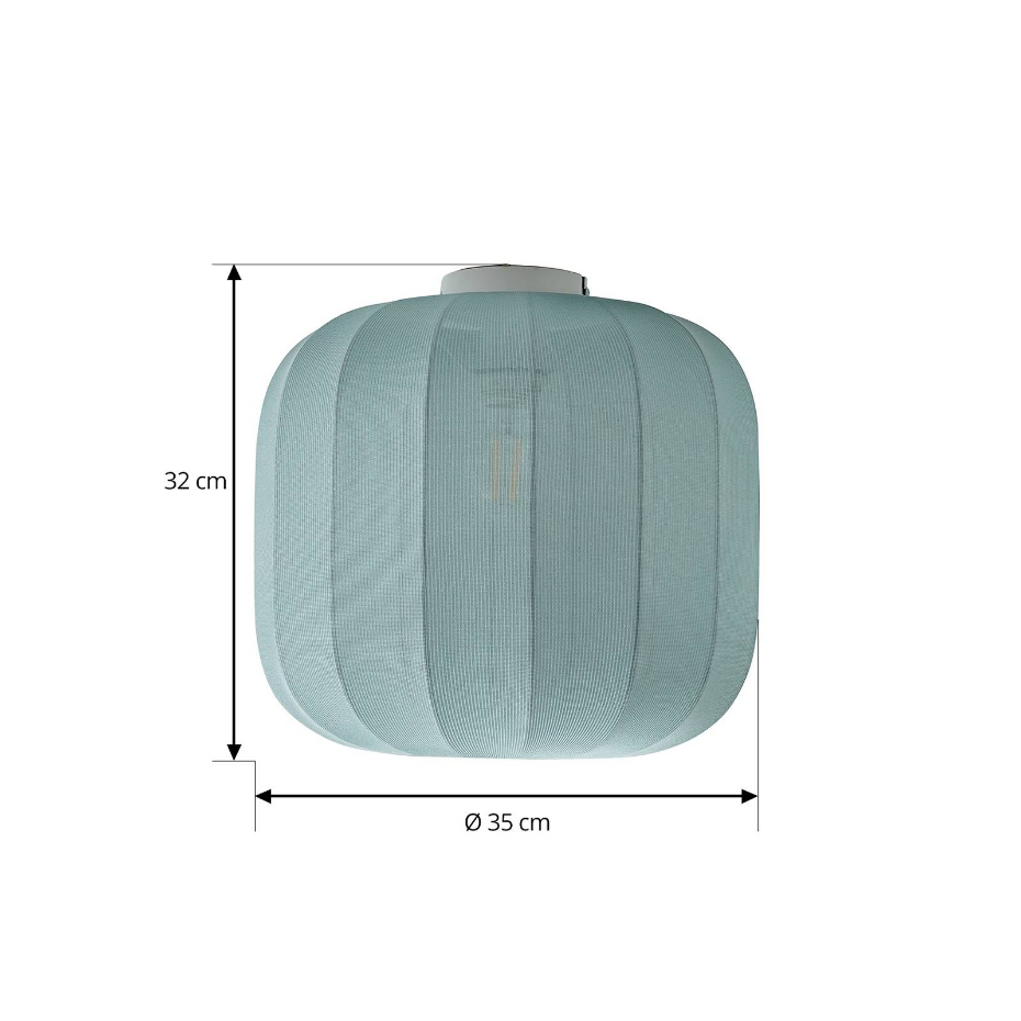 Plafonnier en textile scandinave, Helin