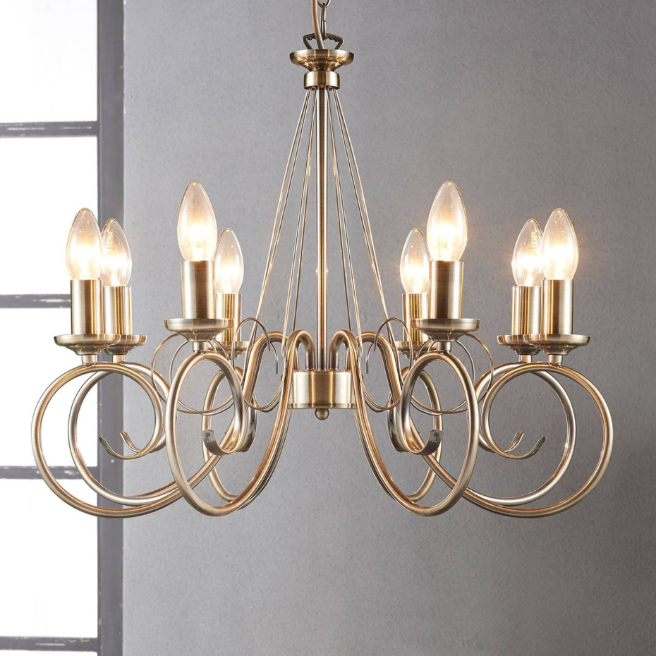Lustre en métal antique, Marnia