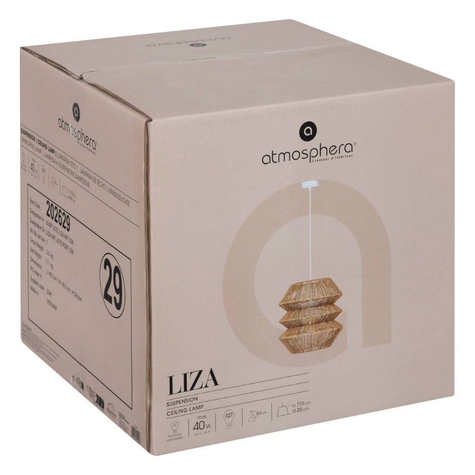Suspension jute naturelle LIZA