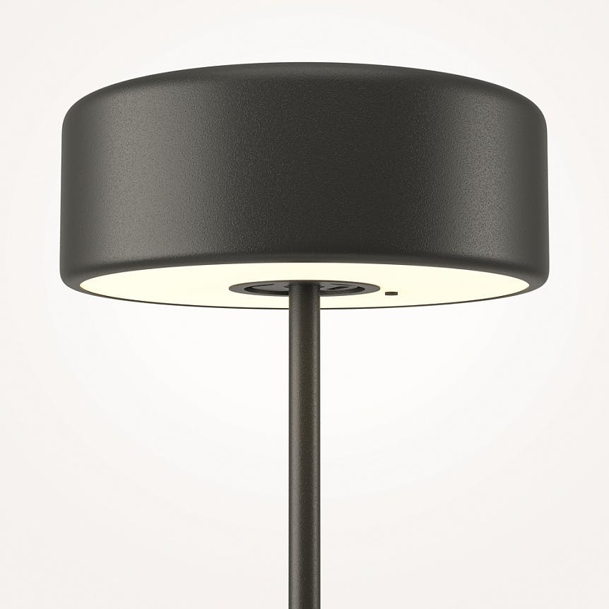 Lampe de table rechargeable en métal ALMA