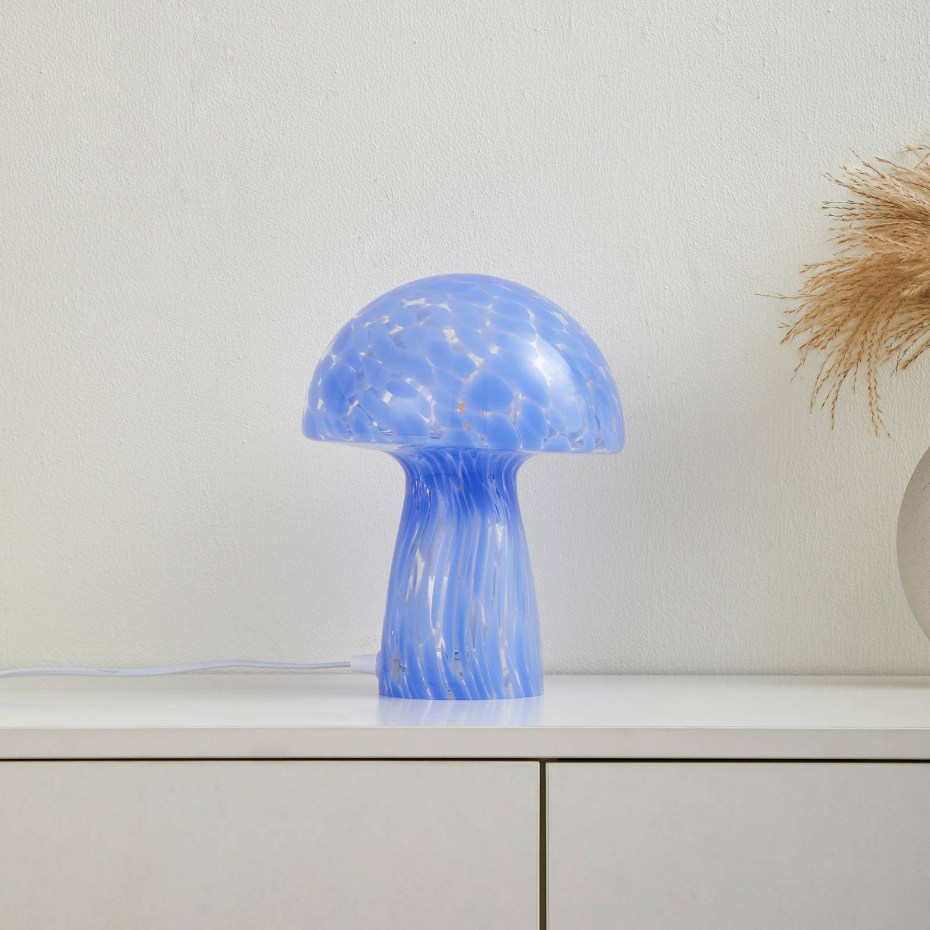 Lampe à poser en verre moderne, Hubi