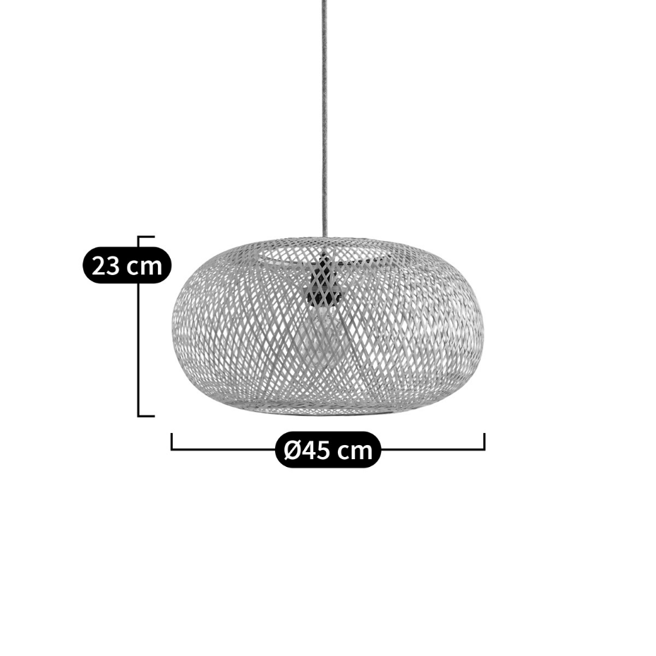 Suspension en bambou Ø45 cm, Ezia
