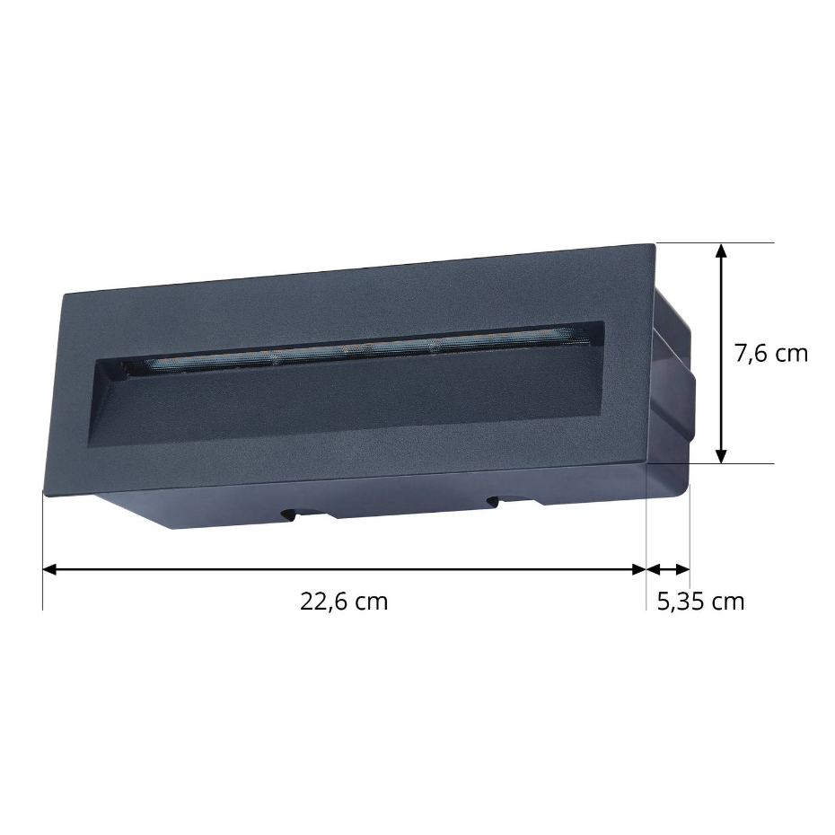 Applique extérieure en aluminium moderneLED