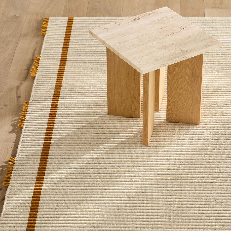 Tapis tissé main, 67% coton, Uksi
