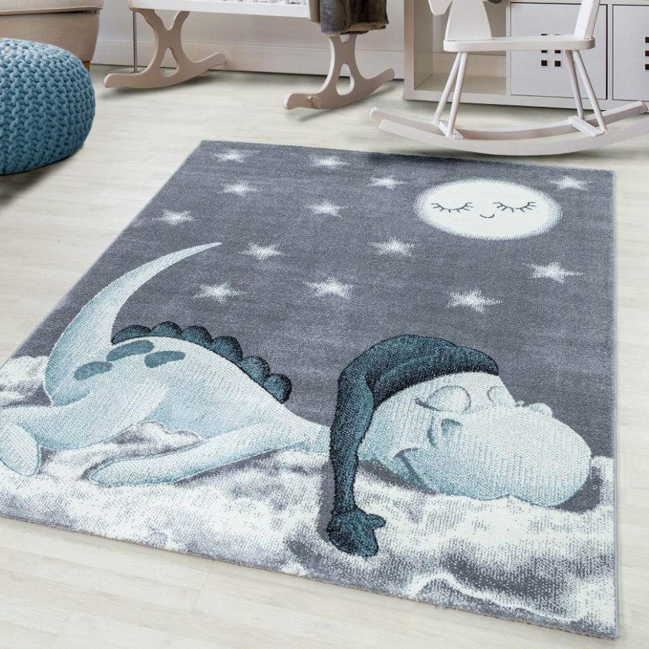 Tapis enfant motif dinosaure BAMBI