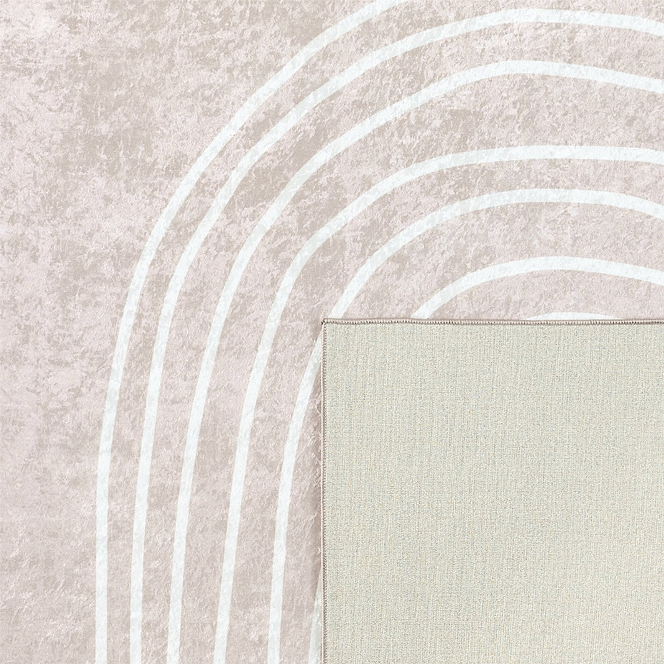 Tapis rectangulaire en polyester Grege