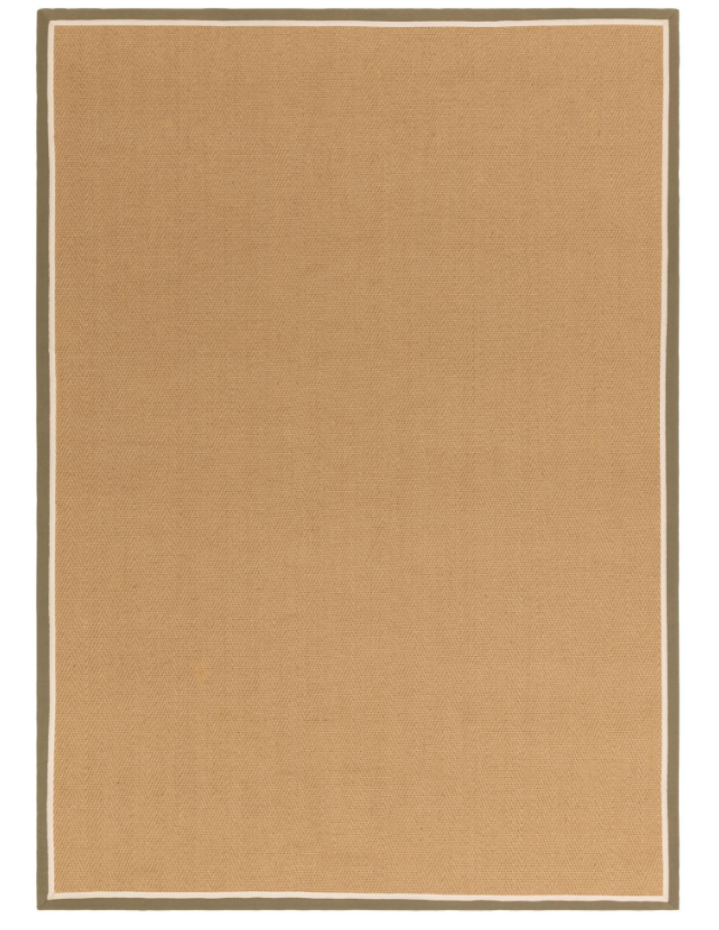 Tapis chambre et salon en jute moderne DORO