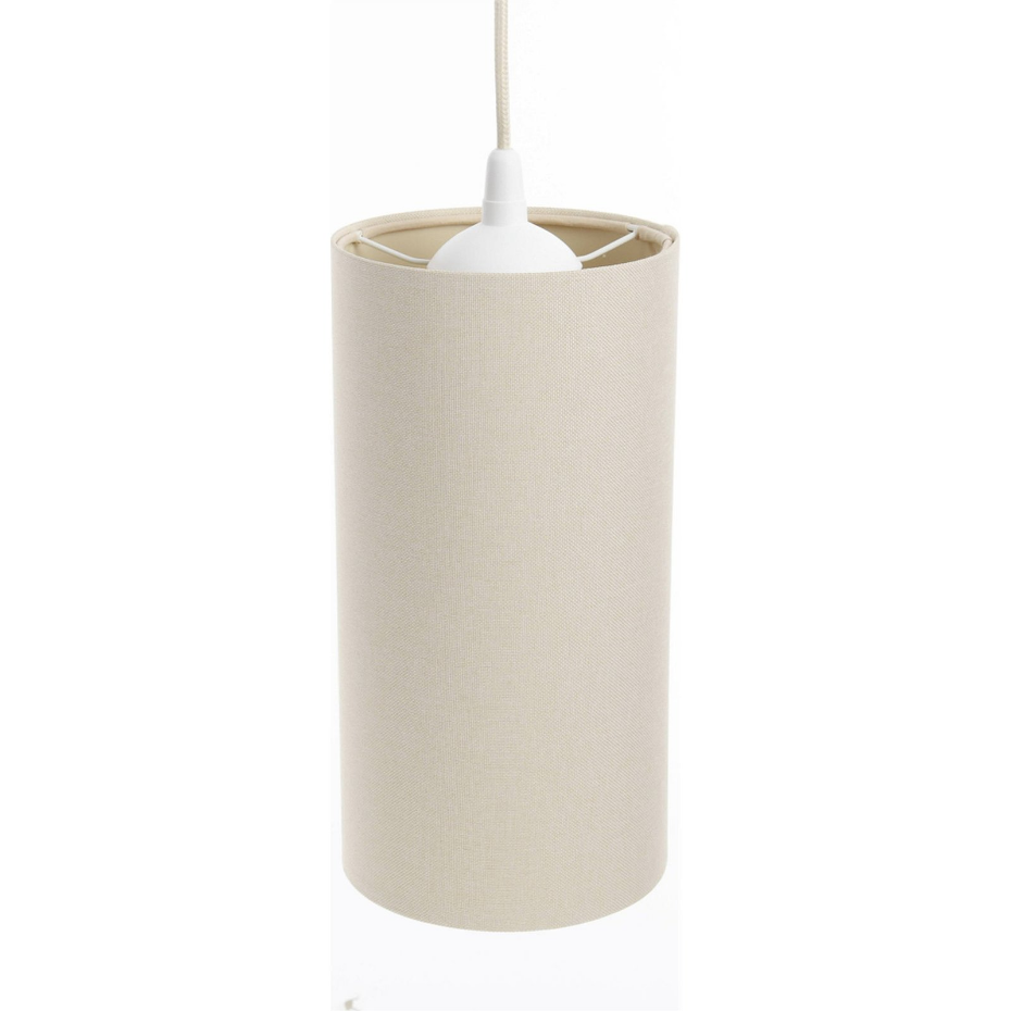 Suspension en lin rond Boho Elegant