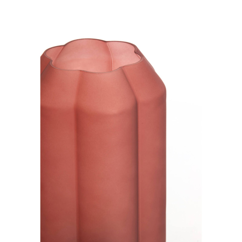 Lampe à piles verre terracotta Ivias
