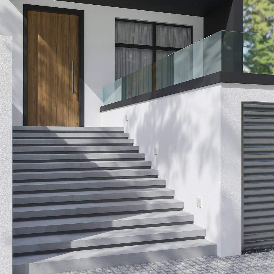 Applique extérieure en aluminium moderneLED