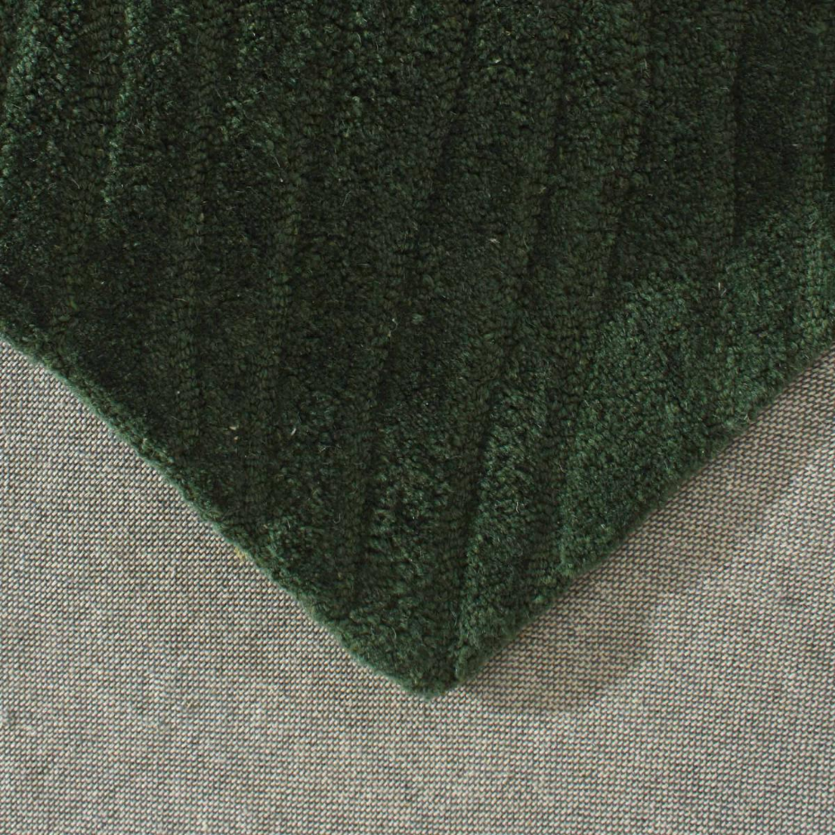 Tapis salon VYTA fait à la main en Laine, motif design ton sur ton