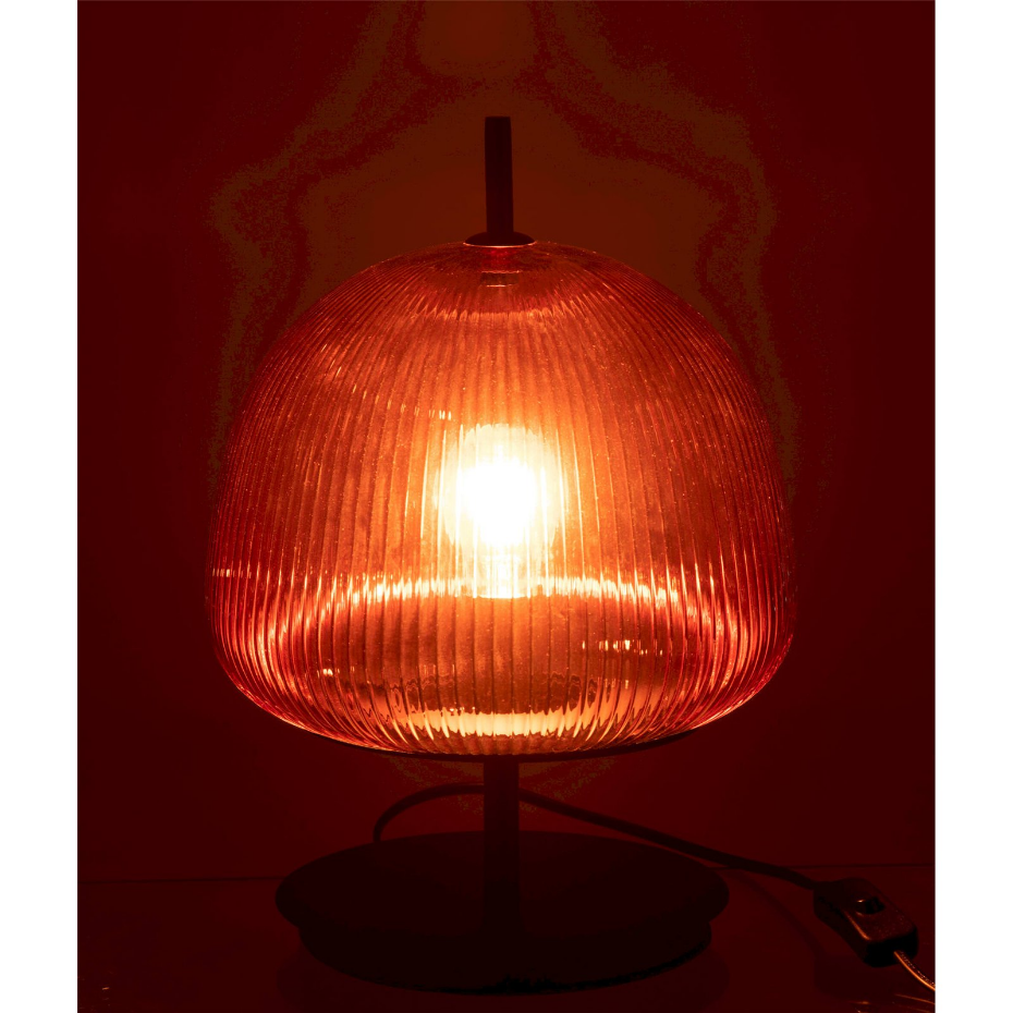 Lampe de salon ronde en verre