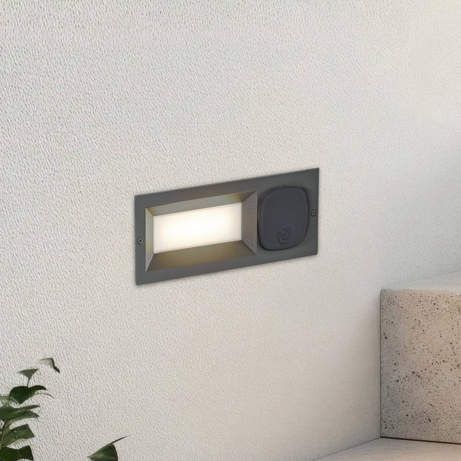 Applique extérieure en métal moderneLED