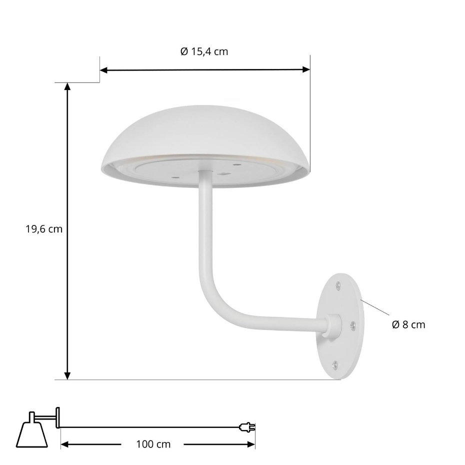 Luminaire de terrasse en métal moderneLED