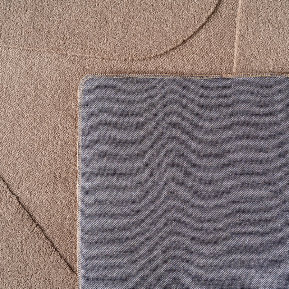 Tapis de salon à relief motif design LENNY