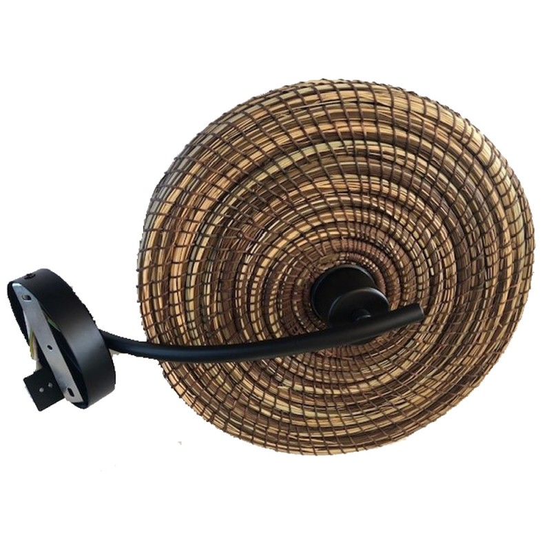 Applique Hayara Alfa Tressé Naturel Et Marron