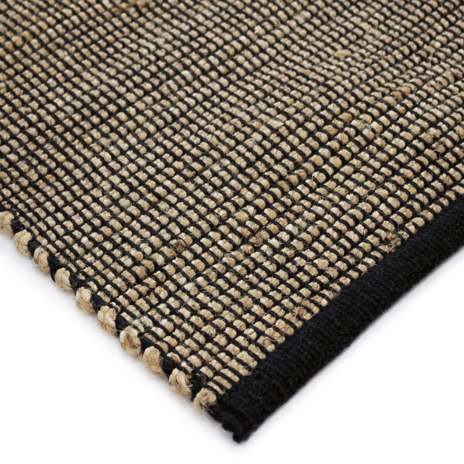 Tapis tissé en jute et coton JUTE COTON