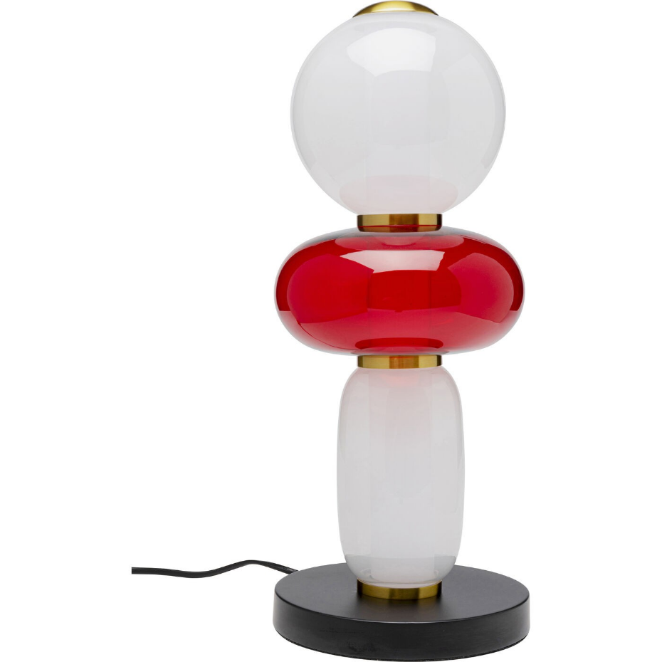 Lampe en verre et en acier, SUGAR
