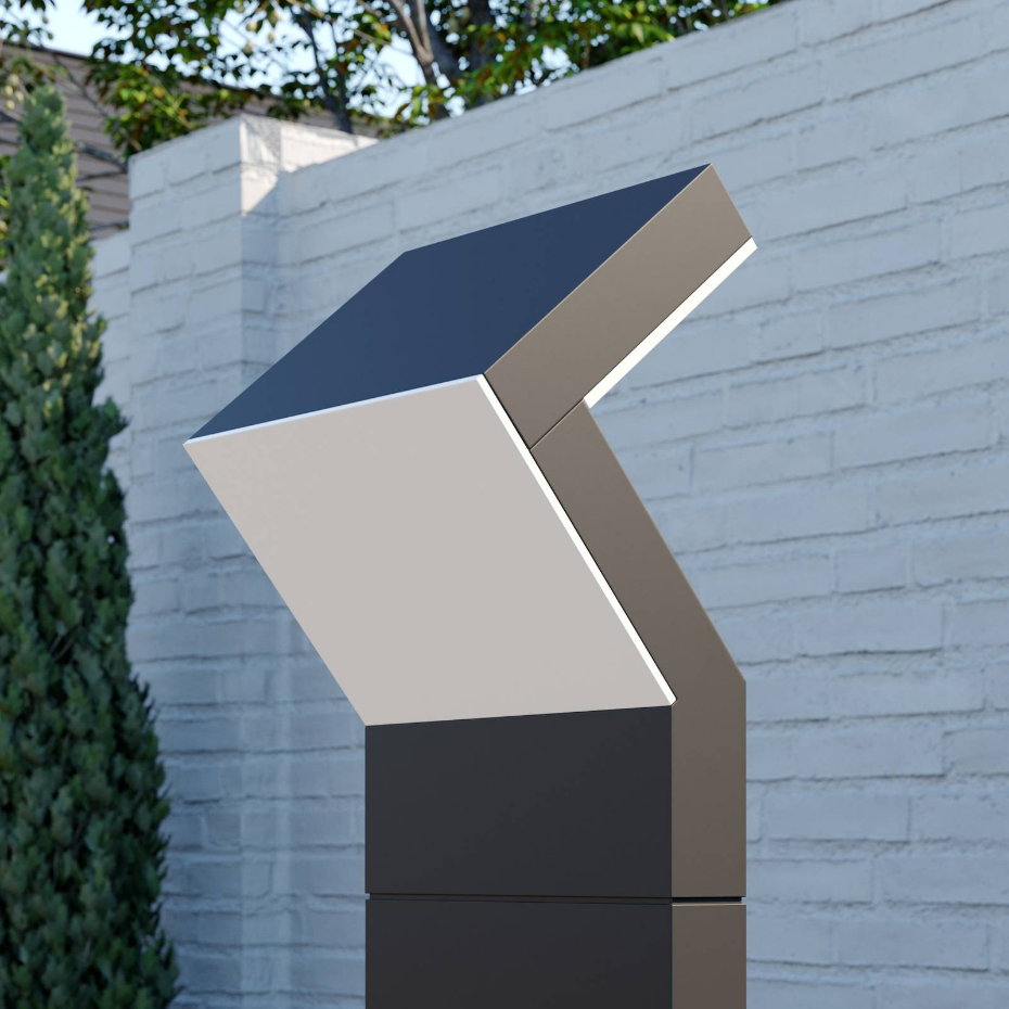 Luminaire extérieur en aluminium moderneLED