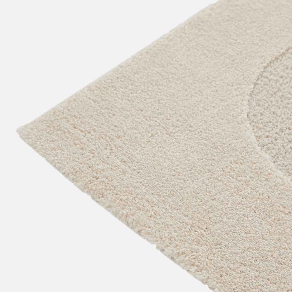 Tapis motif géométrique reliéfé, Lodgo