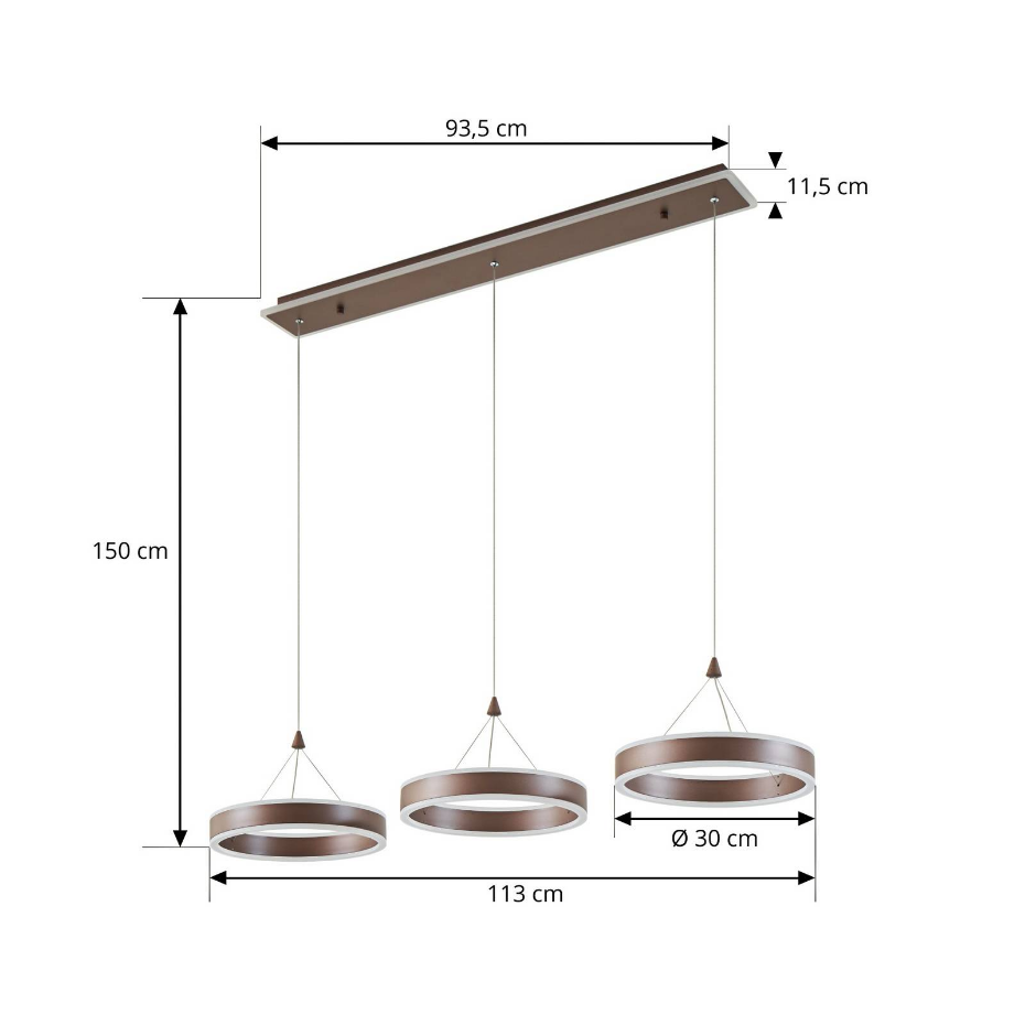 Suspension moderneLED, Kolo
