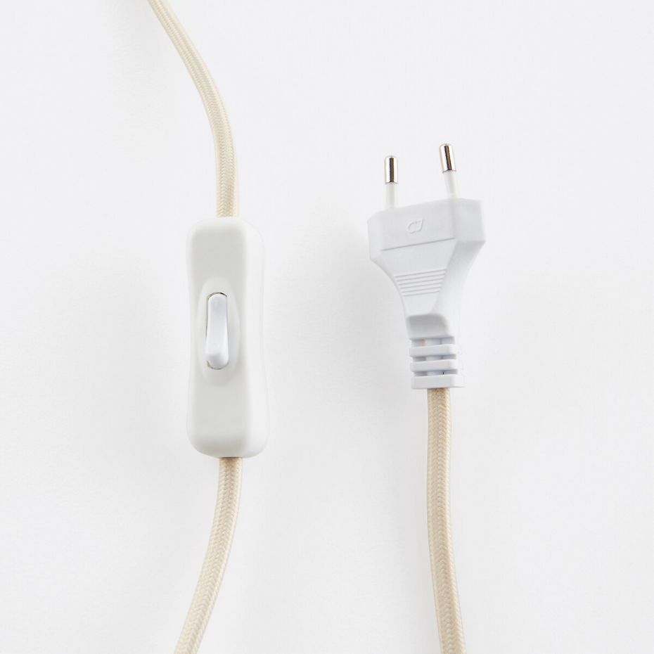 Lampe à poser céramique et lin, Dehen