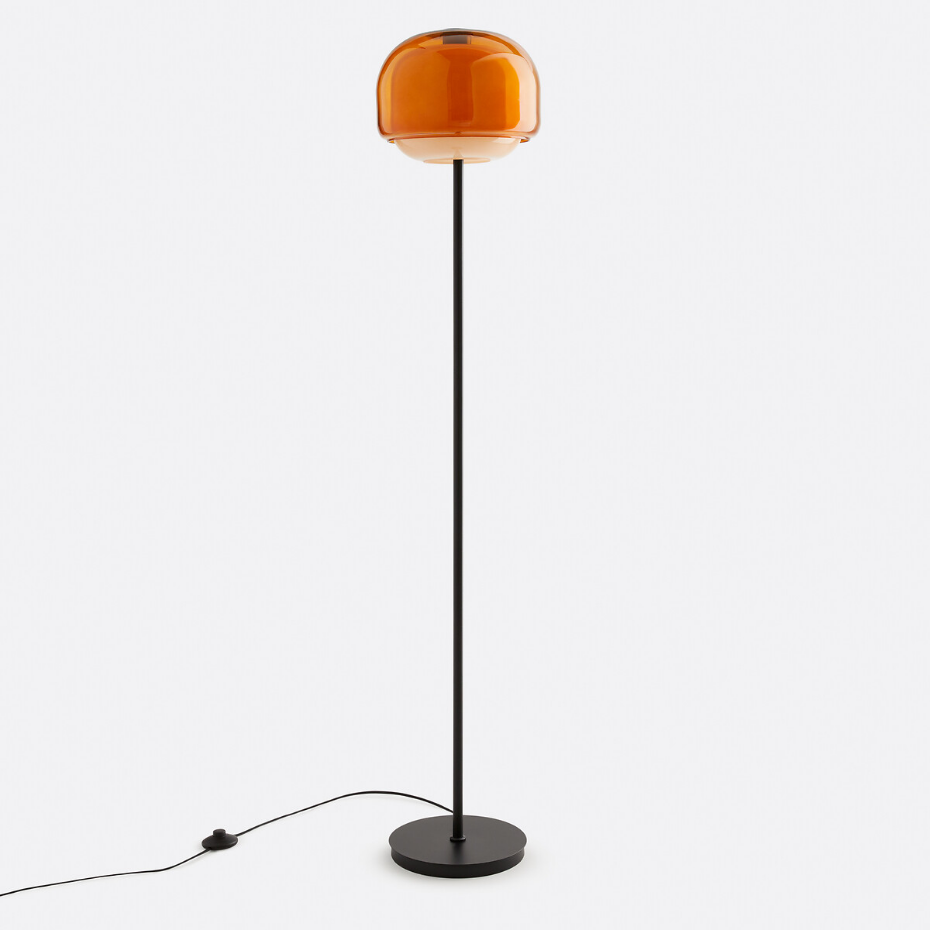 Lampadaire en verre coloré, KINOKO