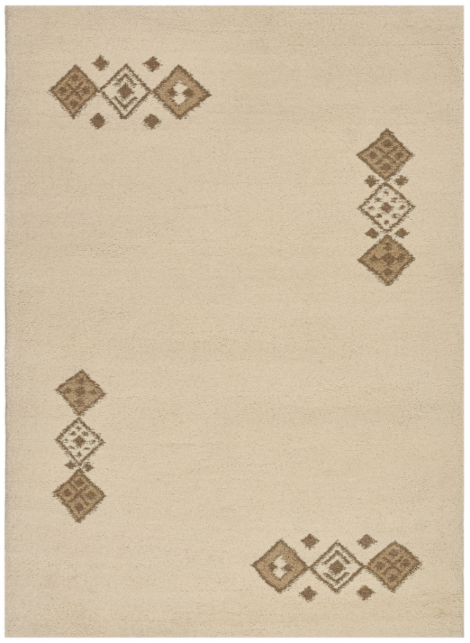 Tapis berbère marocain en laine vierge noué à la main - Taza Royal