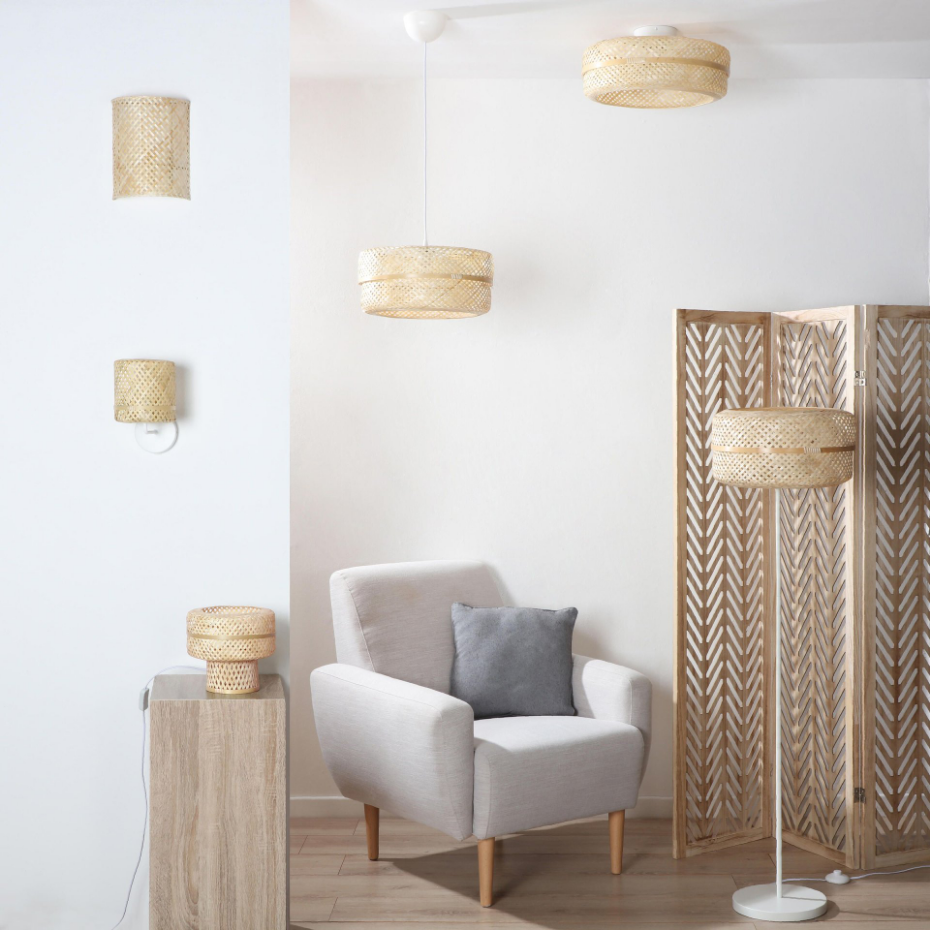 Lampadaire en bambou, PALANGA