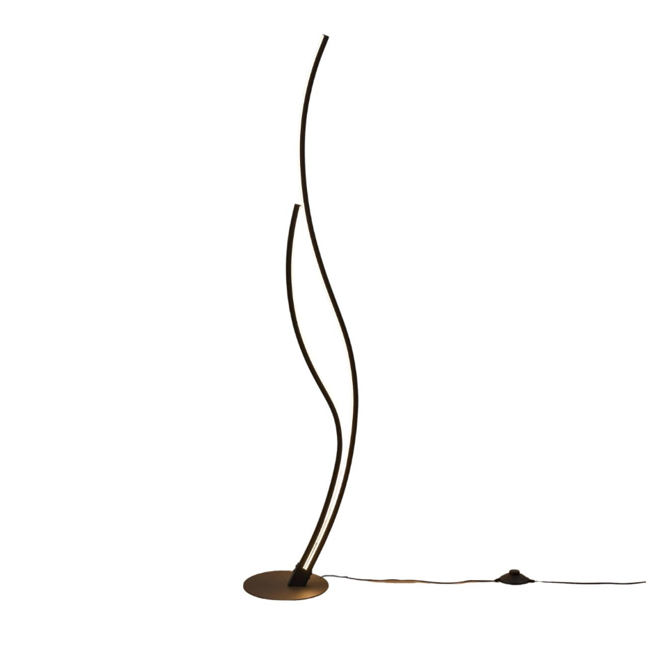 Lampadaire LED ondulé dimmable - YSORIA