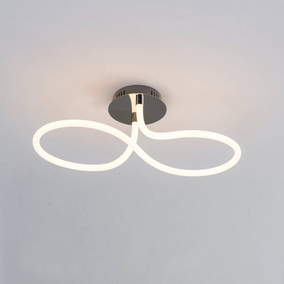 Plafonnier LED infini chromé - AENARIA